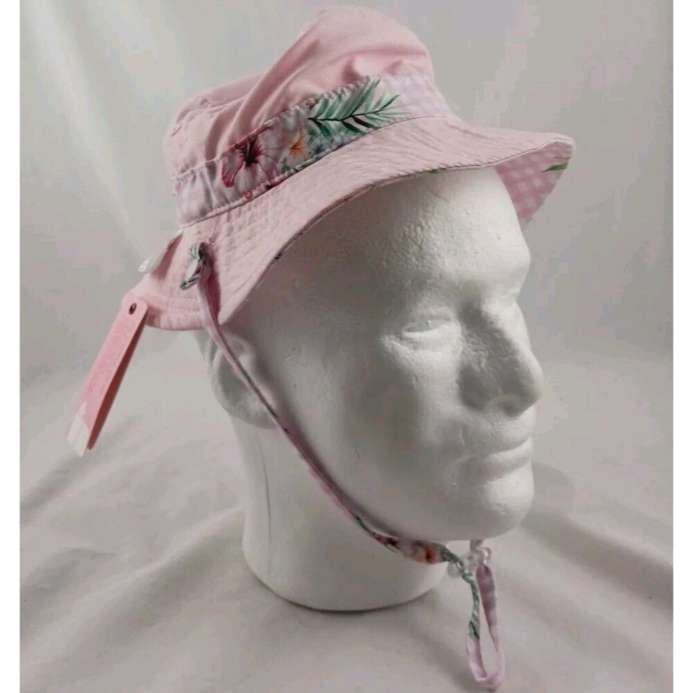 Baby Millymook Pink Reversible Bucket/Sun Hat-UPF 50+-SZ 12-24 Months-NEW!